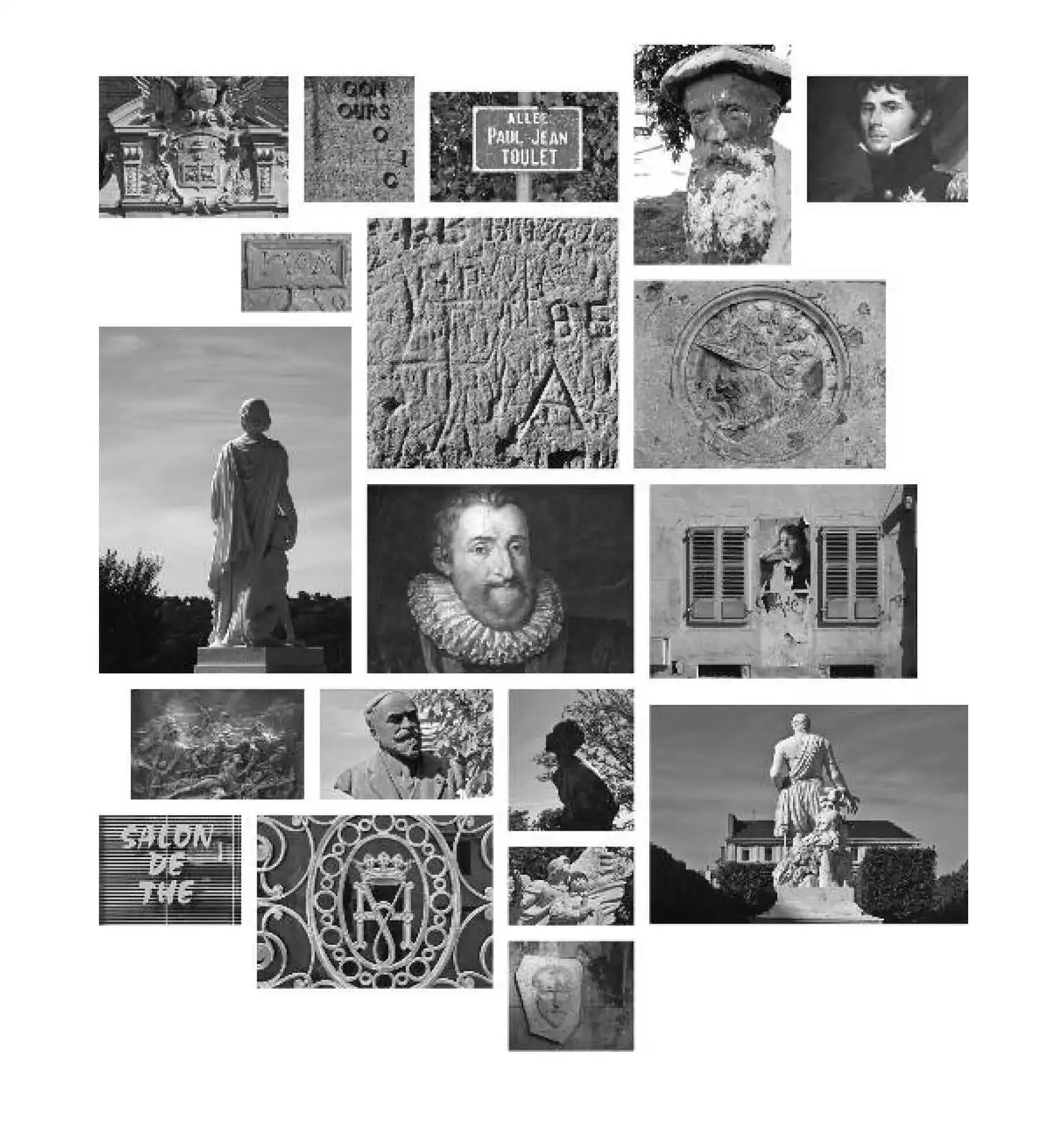 图片[2]-【海报设计】Pau, des visages, des figures-Yves YAN