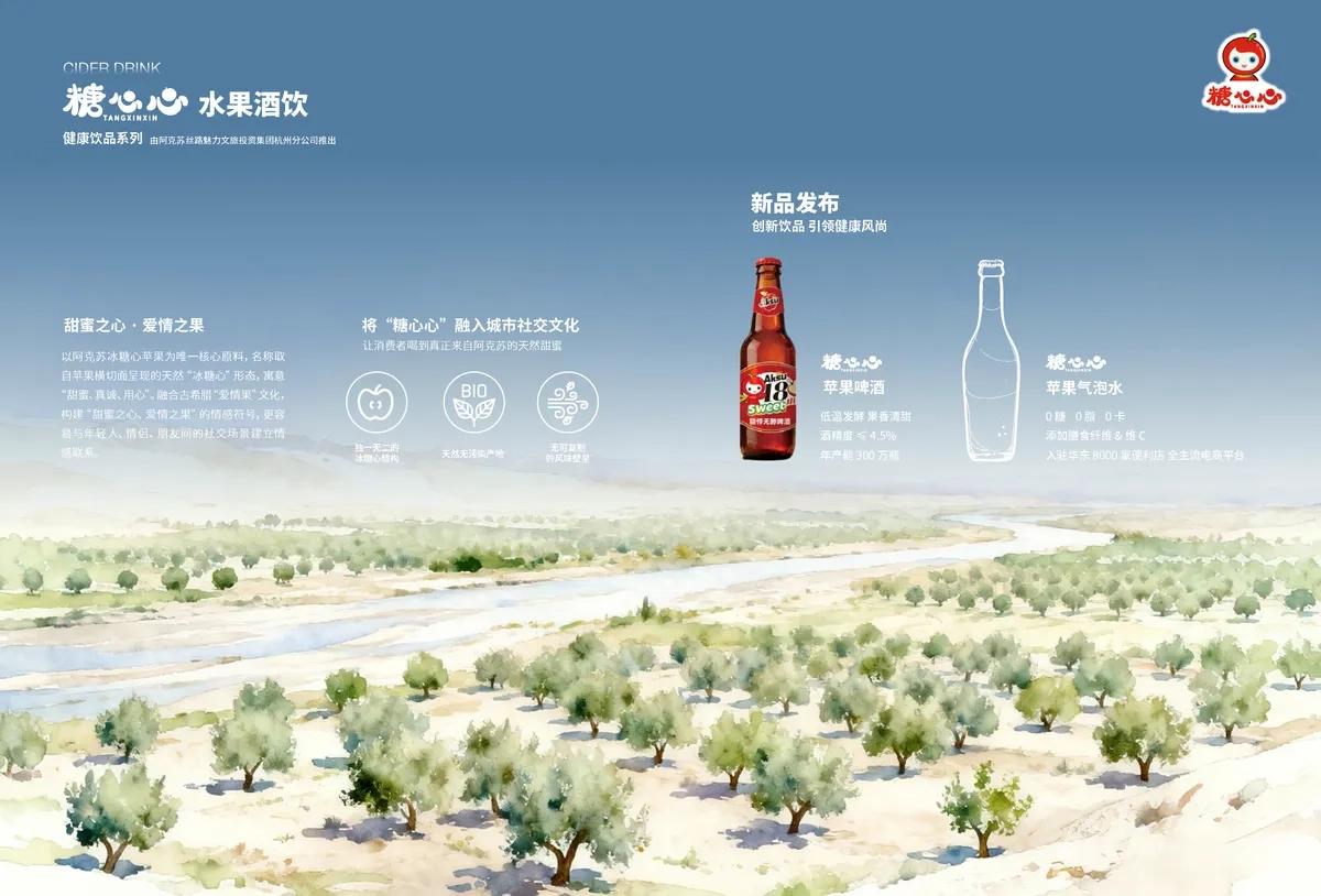 图片[2]-糖心心苹果酒品牌手册设计：区域品牌、认养经济与视觉体系构建