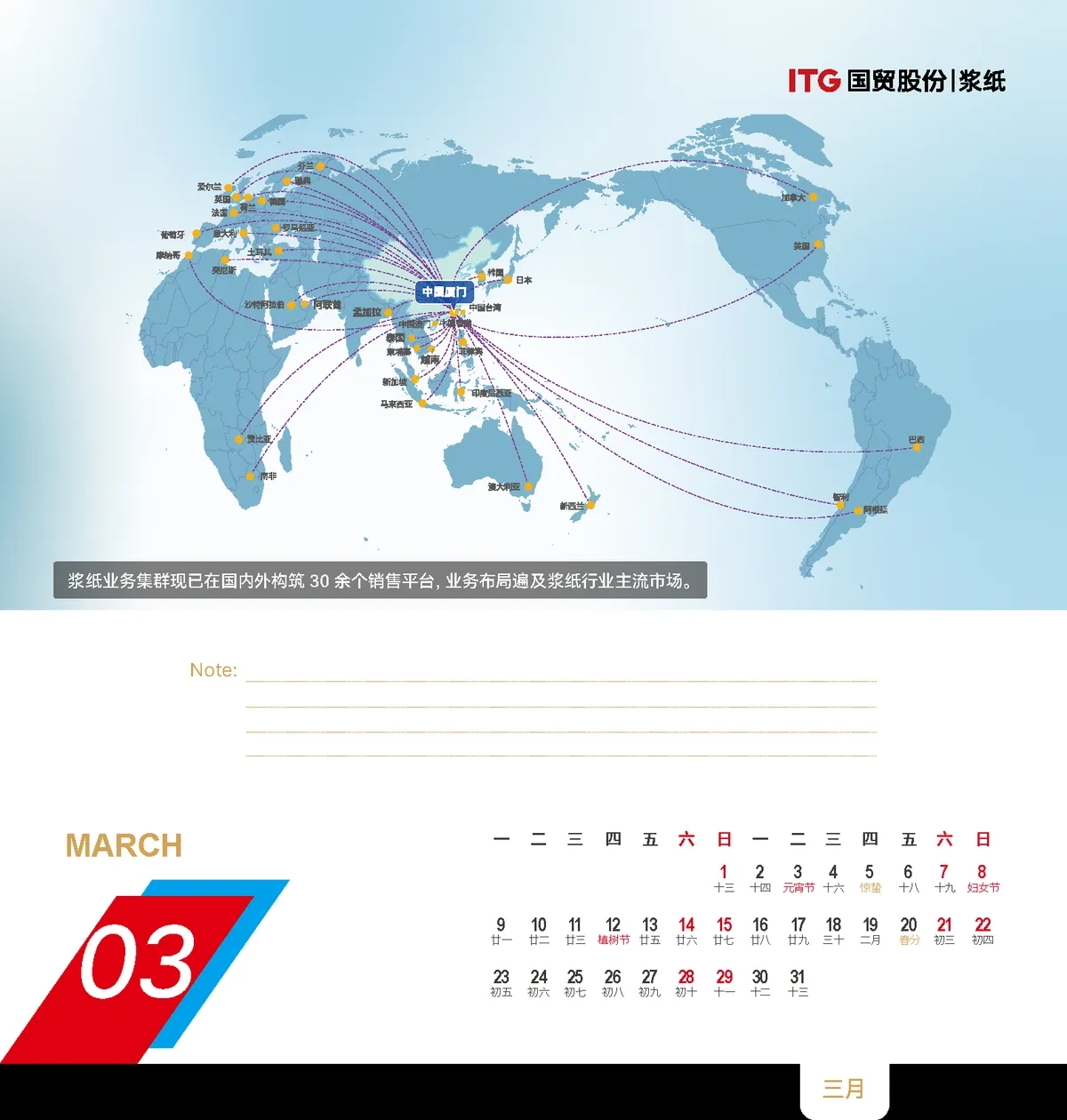 图片[10]-ITG国贸股份浆纸台历设计说明：产业链视觉化与企业品牌表达