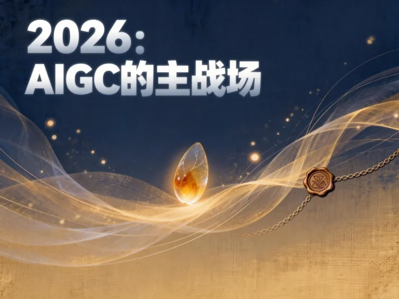 2026:AIGC 的主战场,会从“会生成”转向“会交付”-Yves YAN